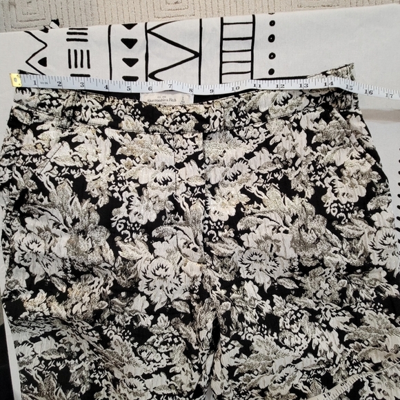 Abercrombie & Fitch Women's Isabella Jacquard Pants Size 6 - Picture 5 of 10